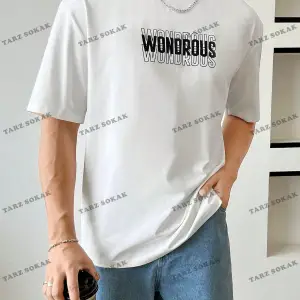 KOD Trend Hypemode Erkek Loose-Fit Letter Grafik Örme Tişört