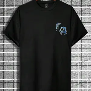 KOD Trend Hypemode Erkek Mektup Baskılı Tişört