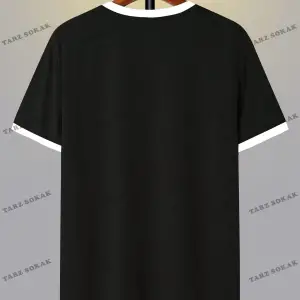 KOD Trend Hypemode Harf Baskılı ve Kontrast Kesimli Renkli Bloklu Erkek Tişörtü