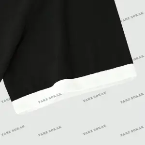 KOD Trend Hypemode Harf Baskılı ve Kontrast Kesimli Renkli Bloklu Erkek Tişörtü