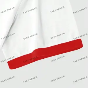 KOD Trend Hypemode Harf Baskılı ve Kontrast Kesimli Renkli Bloklu Erkek Tişörtü