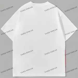 KOD Trend Hypemode Salaş Erkek Kalp Baskılı Tişört