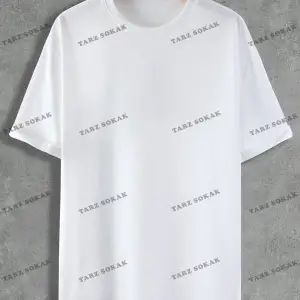 KOD Trend Loose Fit Erkek Düz Renk Yuvarlak Yaka Tişört