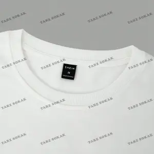 KOD Trend Loose Fit Karikatür ve Mektup Baskılı Damla Omuz Erkek Tişörtü