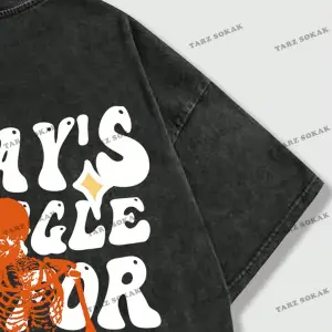 KOD Trend Street Life Erkek Grafik Baskı Yuvarlak Yaka Kısa Kollu Tişört