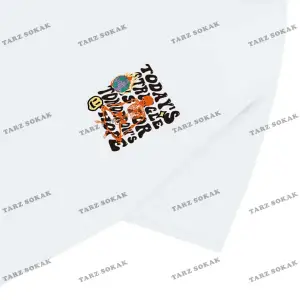 KOD Trend Street Life Erkek İskelet Sloganlı Grafik Tişört