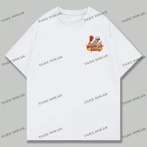 KOD Trend Street Life Erkek Kafatası ve Harf Grafikli Tişört