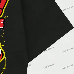 KOD Trend Street Life Erkek Karikatür & Slogan Grafikli Tişört