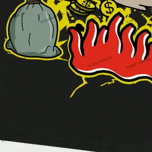 KOD Trend Street Life Erkek Karikatür & Slogan Grafikli Tişört