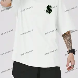 KOD Trend Street Life Erkek Karikatür ve Mektup Grafikli Tişört