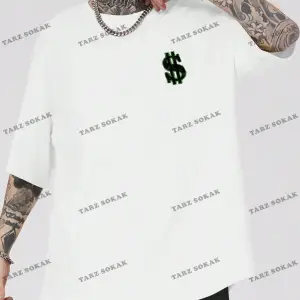 KOD Trend Street Life Erkek Karikatür ve Mektup Grafikli Tişört