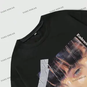 KOD Trend Street Life Erkek Portre Sokak Stili Kısa Kollu Tişört İlkbahar ve Yaz Aylarında Günlük