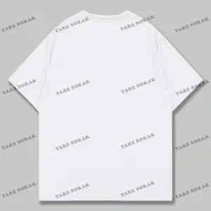 KOD Trend Street Life Erkek Slogan ve İskelet Baskılı Tişört