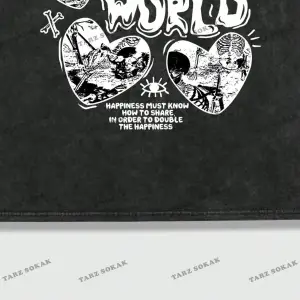 KOD Trend Street Life Erkek Sloganlı Grafik Tişört