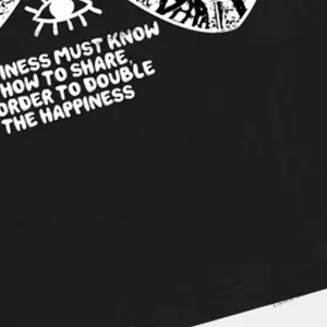 KOD Trend Street Life Erkek Sloganlı Grafik Tişört