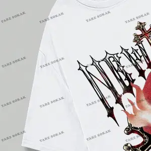 KOD Trend Street Life Harfli ve Dudaklı Kısa Kollu Erkek Tişört