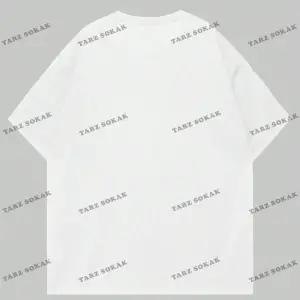 KOD Trend Studio Chunk Erkek Alev Kalp Desenli Kısa Kollu Tişört