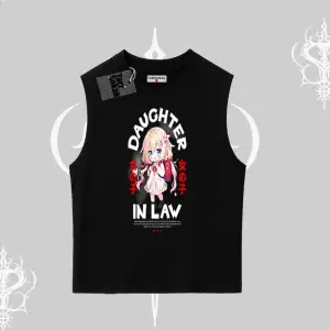 Kolsuz Tshirt Anime Girl Daughter In Law Baskılı