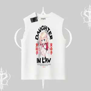 Kolsuz Tshirt Anime Girl Daughter In Law Baskılı