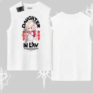 Kolsuz Tshirt Anime Girl Daughter In Law Baskılı