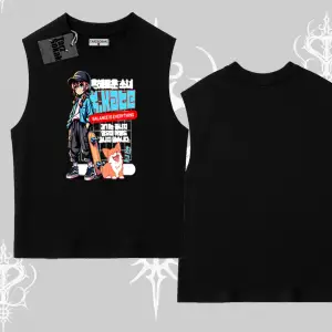 Kolsuz Tshirt Anime Hiker Girl Balance Is Everything Baskılı