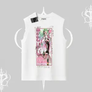 Kolsuz Tshirt Anime Kawaii Japon Kız Desenli