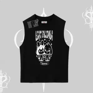 Kolsuz Tshirt Best Friends Forever Baskılı Sevimli Tasarım