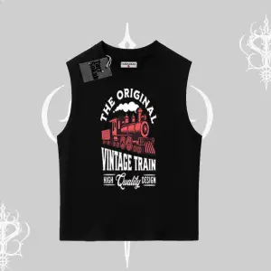 Kolsuz Tshirt Classic Railroad Vintage Train Street Aesthetic