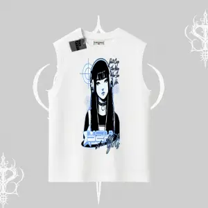 Kolsuz Tshirt Cyber Y2K Anime Girl Street Sound Aesthetic