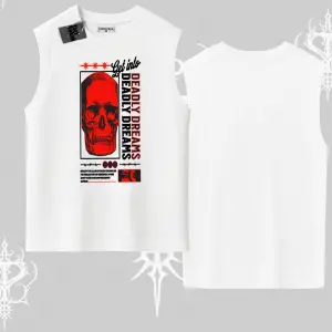 Kolsuz Tshirt Deadly Dreams Skull Redcore Street Manifest