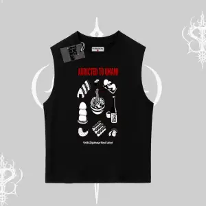 Kolsuz Tshirt Japon Mutfağı Umami Temalı Baskılı