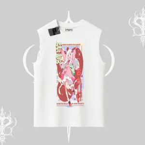 Kolsuz Tshirt Madness Unleashed Anime Girl Baskılı