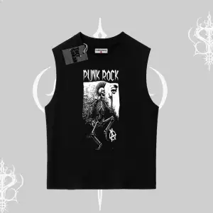 Kolsuz Tshirt Punk Rock Chaos Skeleton Riot