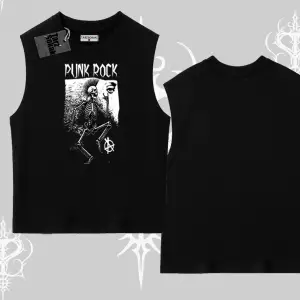 Kolsuz Tshirt Punk Rock Chaos Skeleton Riot