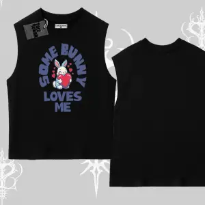 Kolsuz Tshirt Sevimli Tavşan Some Bunny Loves Me Baskılı