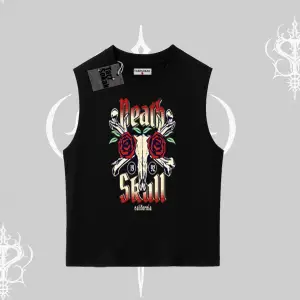 Kolsuz Tshirt Skull & Roses Vintage West Coast Rebellion