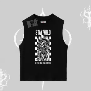 Kolsuz Tshirt Stay Wild Rock Spirit Urban Riot