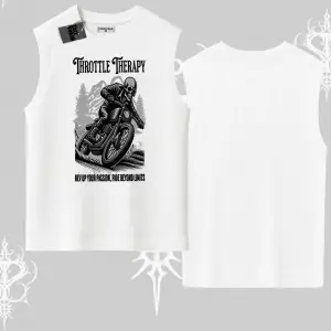 Kolsuz Tshirt Throttle Therapy No Brakes Just Freedom