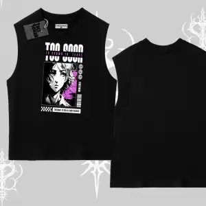 Kolsuz Tshirt Too Good Anime Girl Grafik Baskılı