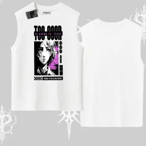 Kolsuz Tshirt Too Good Anime Girl Grafik Baskılı