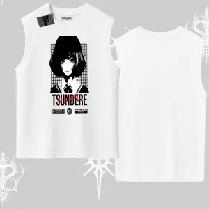 Kolsuz Tshirt Tsundere Anime Japanese Style Baskılı