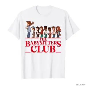 Komik Bebek Bakıcıları Kulübü Retro Arkadaşlar T-shirt Erkekler Kadınlar Için % 100% Pamuk T
