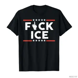 Komik F Ice No Human Yasadışı Değil Erkekler Kadınlar için T-shirt % 100% Pamuklu T Shirt Kıs