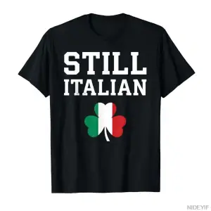 Komik Hala İtalyan Erkek Kadın Tişörtü %100 Pamuklu Tişörtler Kısa Kollu Üstler 0225-2