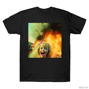 Komik İğrenç Bebek Yüz Meme T-shirt Erkekler Kadınlar Için % 100% Pamuk T Shirt Kısa Kollu Üs