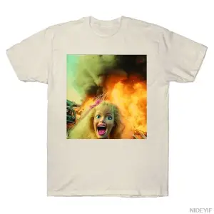 Komik İğrenç Bebek Yüz Meme T-shirt Erkekler Kadınlar Için % 100% Pamuk T Shirt Kısa Kollu Üs