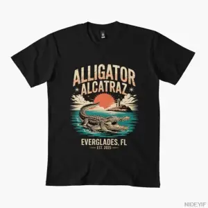 Komik Meme Florida Everglades T-shirt Erkekler Kadınlar Için % 100% Pamuk T Shirt Kısa Kollu