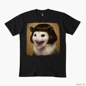 Komik Opossum Bob Saç Kesimi Meme T-shirt Erkekler Kadınlar Için % 100% Pamuk T Shirt Kısa Ko