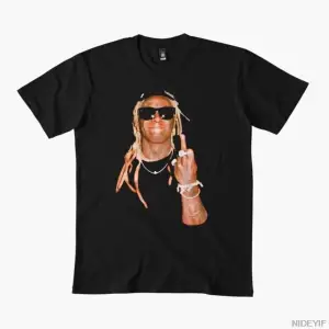 Komik Rapçi Lil Way Erkekler Kadınlar Için T-shirt % 100% Pamuk T Shirt Kısa Kollu Üstler 122