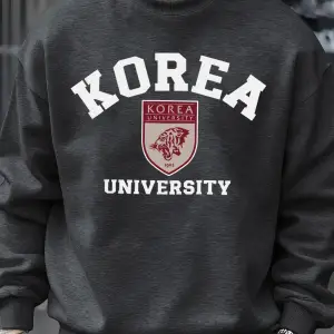 Kore Üniversitesi Desen Erkekler Kazak Sonbahar Hip Hop Kazaklar Gevşek Moda Unisex Tişörtü Y